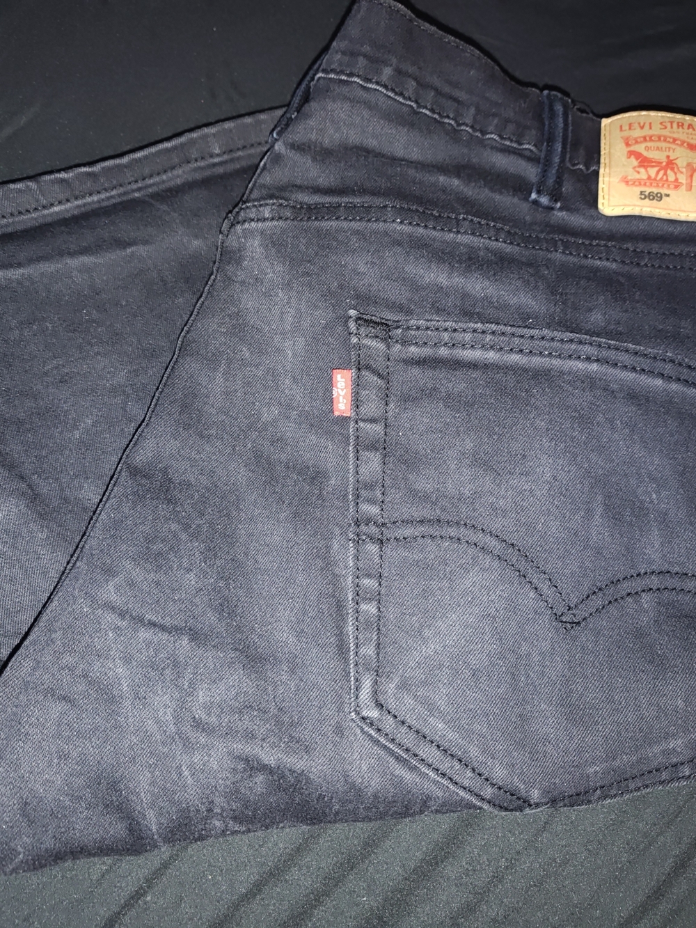 Levi's Men's Slim Straight Jeans in Black